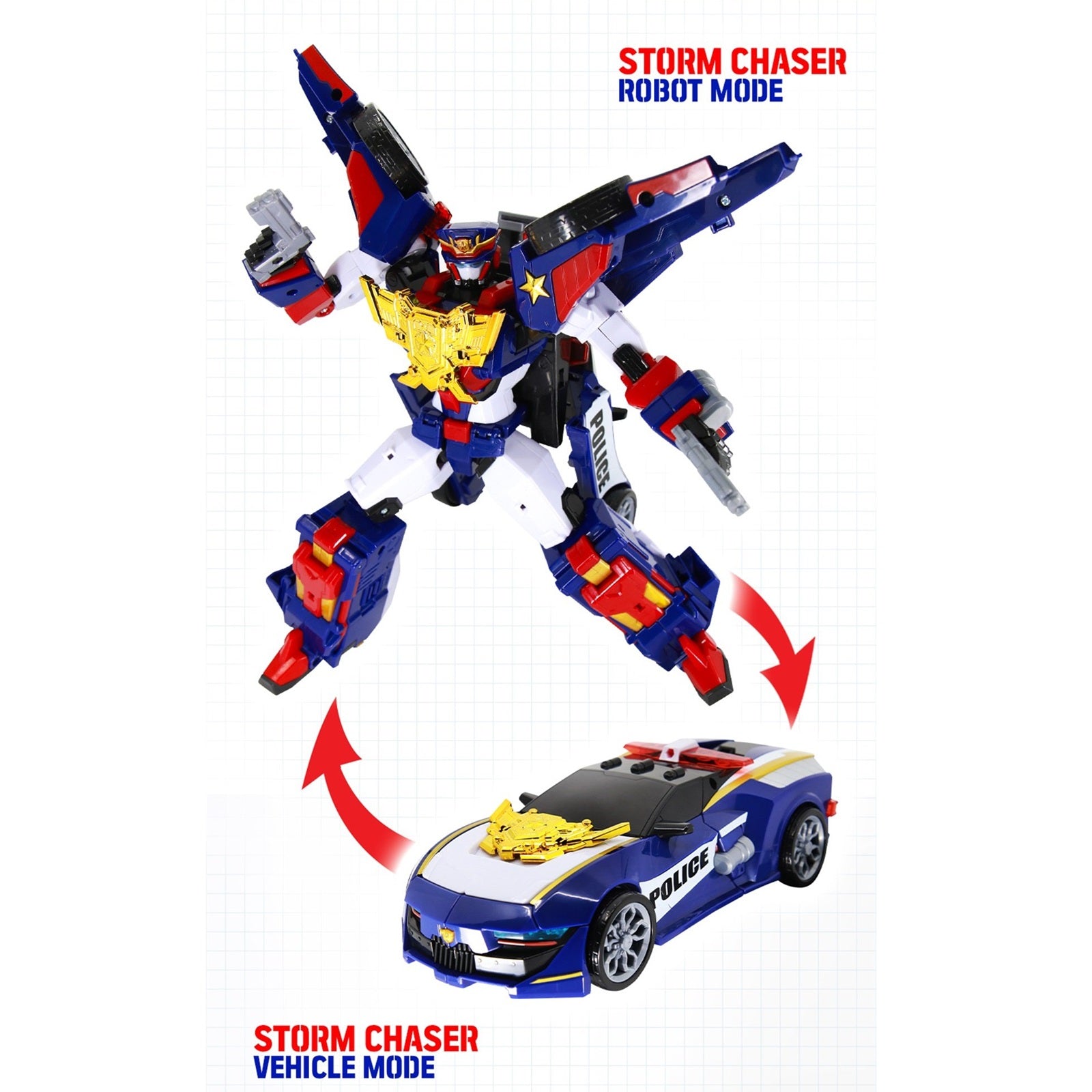 ミニ特攻隊 ミニフォース ストームチェイサー 最強警察シリーズ 変身ロボット玩具 Miniforce Storm Chaser –  ライクキャンディショップ