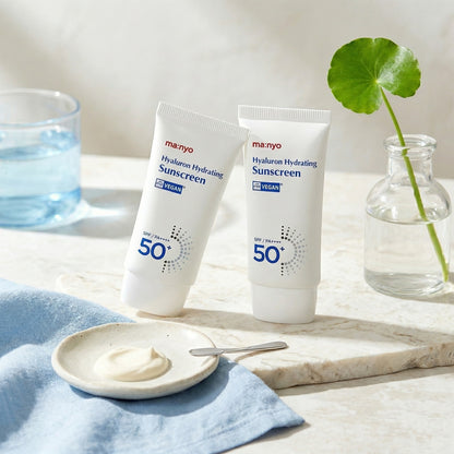 Manyo マニョ 日焼け止め ヒアルロン ハイドレーティング サンクリーム 100mlセット (50ml×2本) SPF50+ PA++++ UVケア 保湿 韓国コスメ 正規品