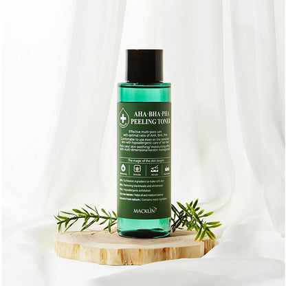 Macklin マクリーン AHA BHA PHA トナー 150ml×2本セット 韓国スキンケア ふき取り化粧水 化粧水セット 保湿 毛穴ケア トナー