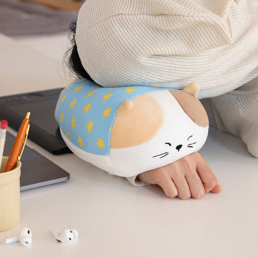 デイリーライク 韓国 猫 ぬいぐるみ 昼寝用 クッション 枕 可愛い 猫枕 オフィス 学校 手首サポート 昼寝まくら 猫キャラクター