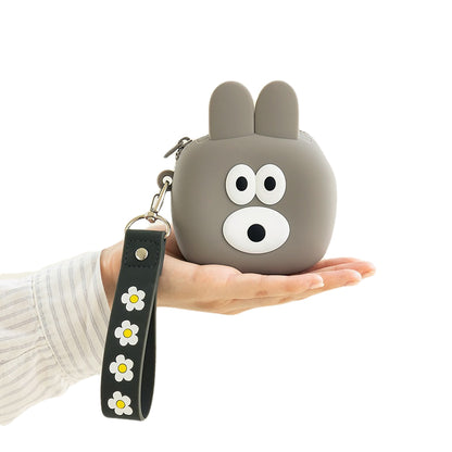 ブランチブラザー 韓国 キャラクター シリコンポーチ バニー パピー キャラクター かわいいミニポーチ カードケース コインケース 化粧ケース