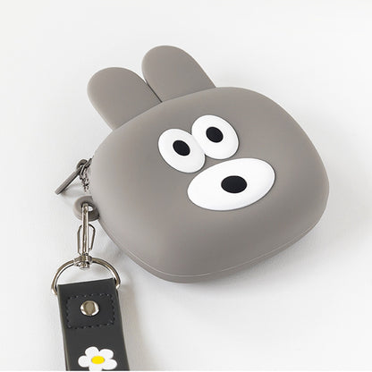 ブランチブラザー 韓国 キャラクター シリコンポーチ バニー パピー キャラクター かわいいミニポーチ カードケース コインケース 化粧ケース