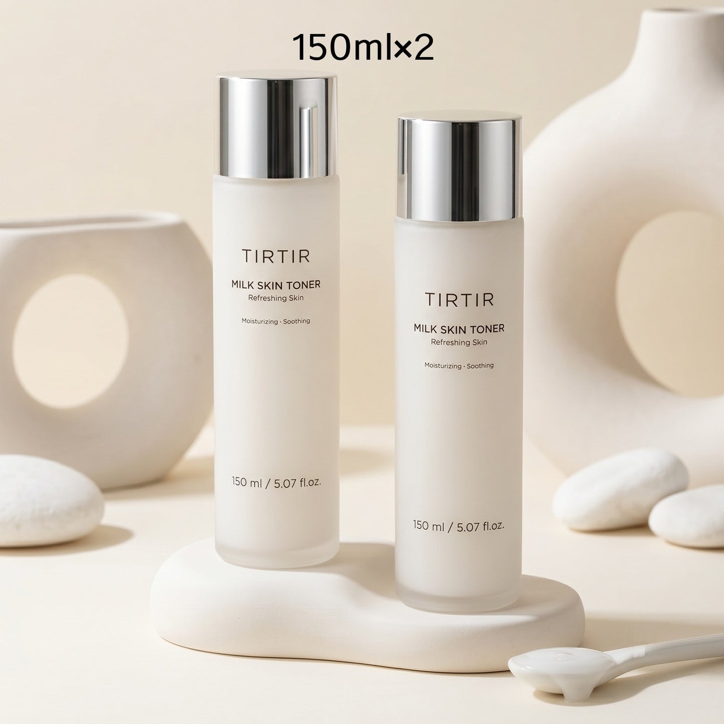 ティルティル ミルクスキントナー 150ml×2個セット 合計300ml 化粧水 保湿 しっとり トナー 韓国コスメ スキンケア 乾燥肌 ツヤ肌 水光肌