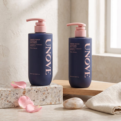 UNOVE アノブ ダメージリペア ハイドレーティング トリートメント テンダーブルーム 500ml×2本 合計1000ml 洗い流すトリートメント ヘアパック ダメージケア 保湿 韓国ヘアケア