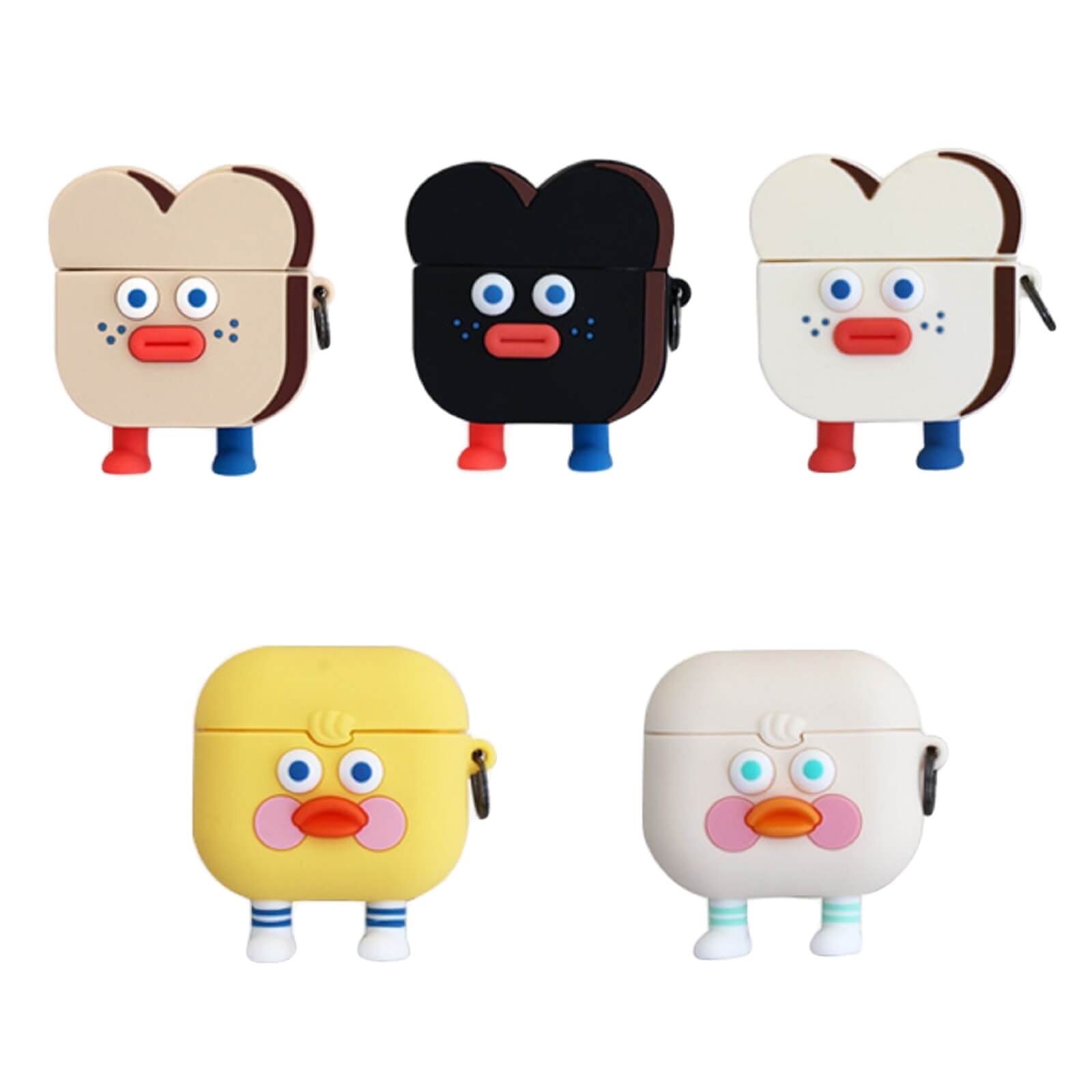 ブランチブラザー 食パンアヒル韓国キャラクターイラスト AirPods 第3