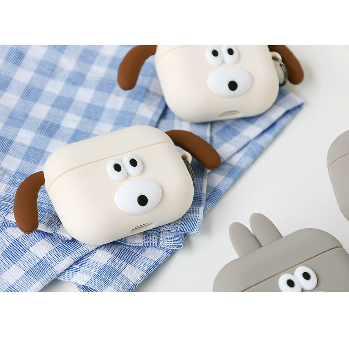 ロマネ ブランチブラザー バニー パピーAirPods Pro シリコンケース 韓国キャラクター