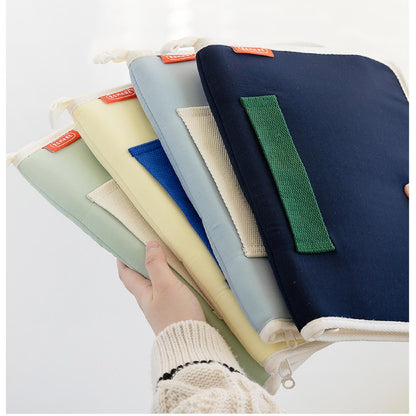 ブランチブラザー韓国キャラクターイラストラベル iPad 11インチ互換タブレット ポーチケース 保護バッグ ハンドストラップスナップボタンパステルカラー