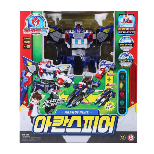 メカードボール アカンスフィア車飛行機ビヒクル韓国変身ロボット玩具 Mecardball Akansphere