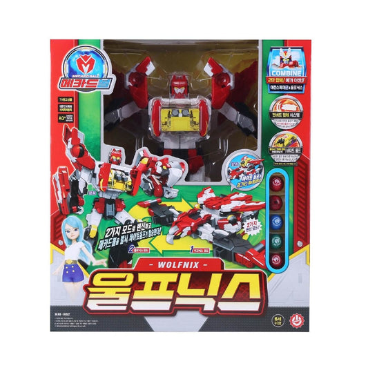 メカードボール ウルフニックスフェニックスイーグル韓国変身ロボット玩具 Mecardball Wolfnix