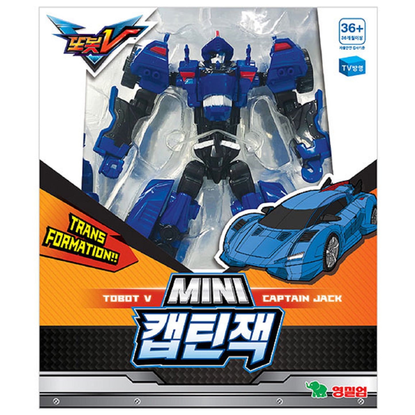 トボットV ミニ キャプテンジャック 韓国変身ロボット Tobot Mini Captain Jack