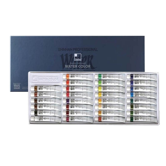 Shinhan シンハン 韓国 水彩絵具 7.5ml 30色セット アート 専門家ため水彩絵の具 7韓国美術用品塗料