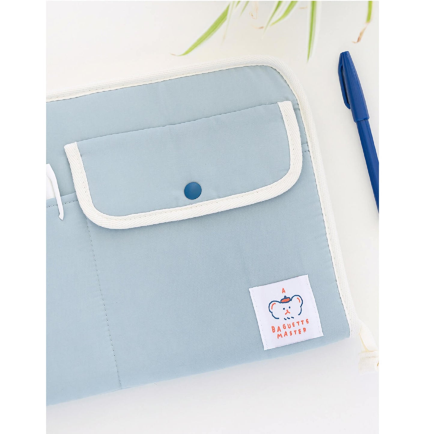 ブランチブラザー韓国キャラクターイラストラベル iPad 11インチ互換タブレット ポーチケース 保護バッグ ハンドストラップスナップボタンパステルカラー